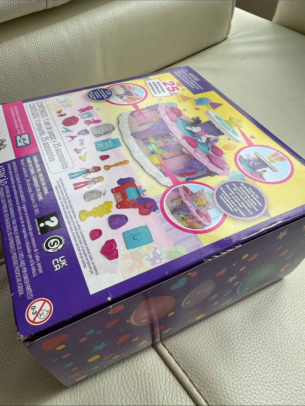 Polly Pocket Birthday Cake Countdown Playset - Picture 4 of 13